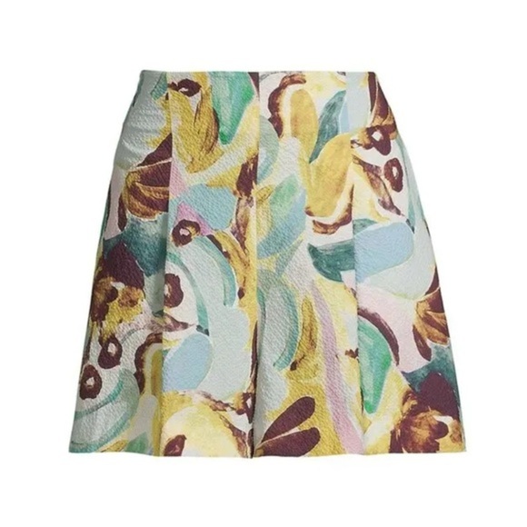 Ted Baker London Print high rise Shorts, size 0 NWT - Picture 1 of 7